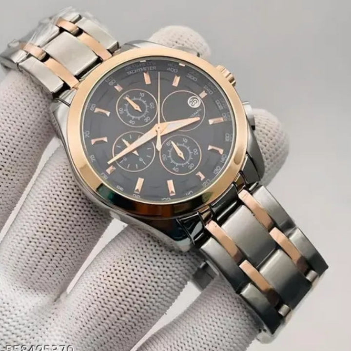The Executive Chronograph: Dual-Tone Precision & Technical Mastery
