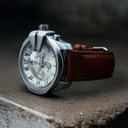 The Vanguard Navigator: Industrial Chronograph & Leather Fusion