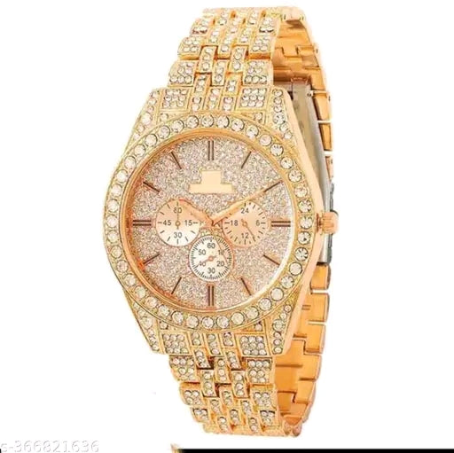 The Diamond Sovereign: Full Pave Chronograph Edition