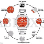 The Zenith Nautilus: Geometric Precision & Textured Elegance