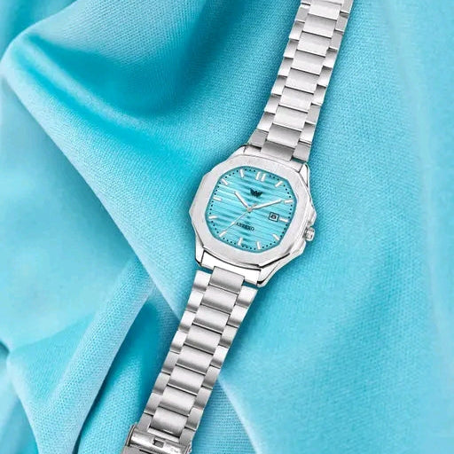 The Zenith Nautilus: Geometric Precision & Textured Elegance