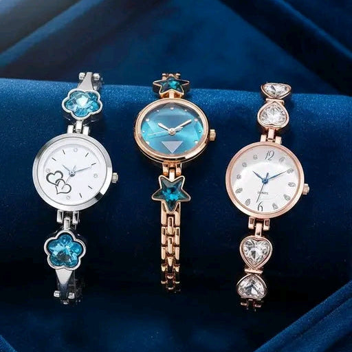 The Celestial Trio: Elegant Charm & Jewel-Accented Collection