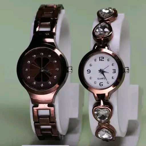 The Duo Collection: Minimalist Floral & Heart-Link Set