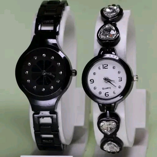 The Duo Collection: Minimalist Floral & Heart-Link Set