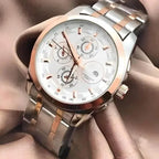 The Executive Chronograph: Dual-Tone Precision & Technical Mastery