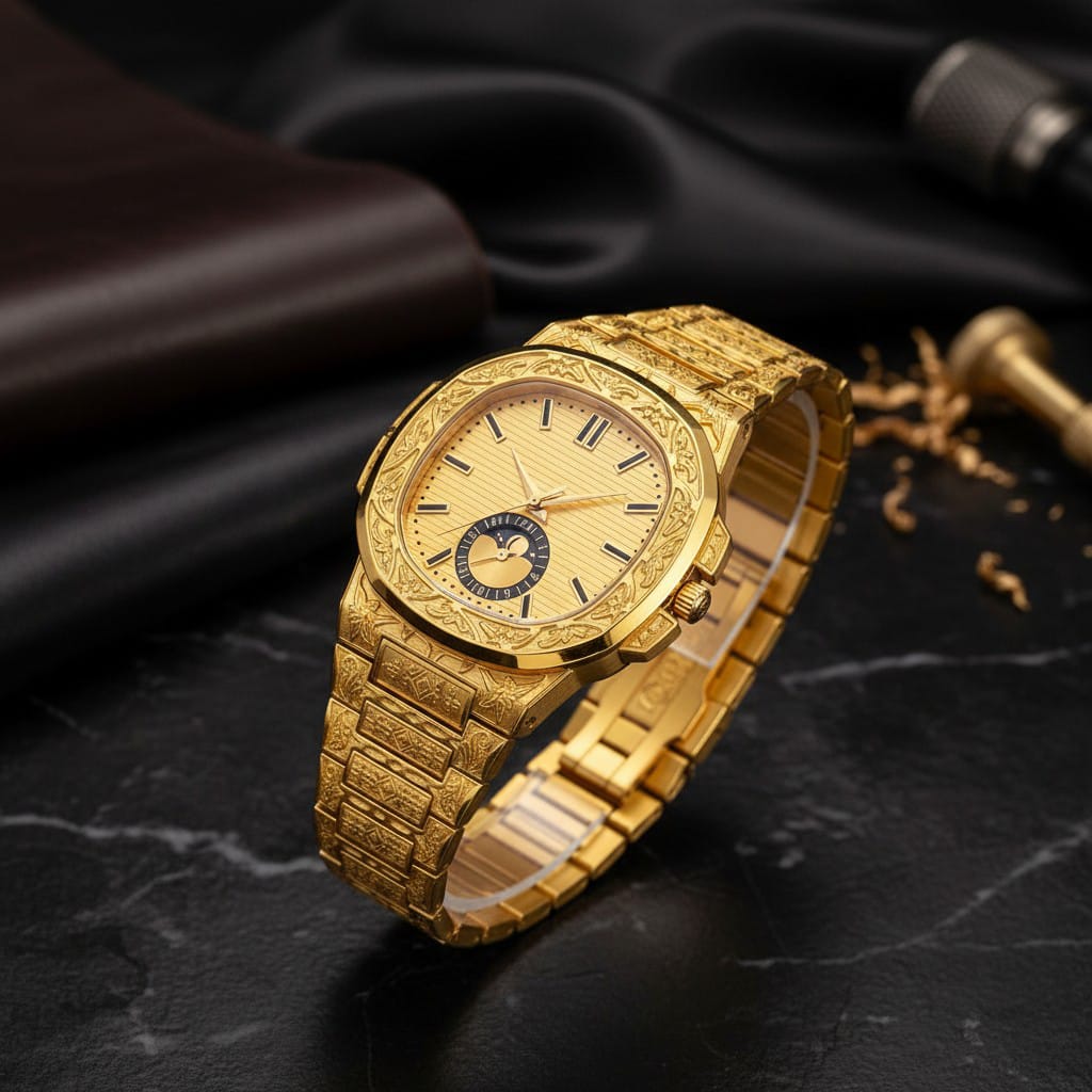 The Artisan Grandeur: Ornate Filigree & Celestial Complication