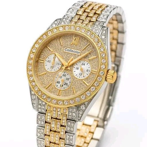 The Diamond Sovereign: Full Pave Chronograph Edition