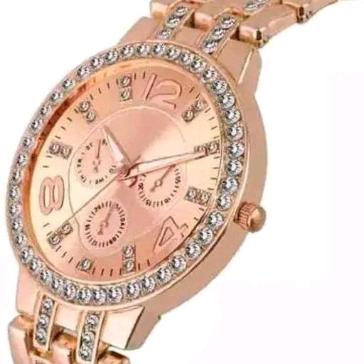 The Lumina Chronograph: Crystal-Halo Bezel & Stone-Set Link