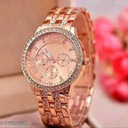 The Lumina Chronograph: Crystal-Halo Bezel & Stone-Set Link