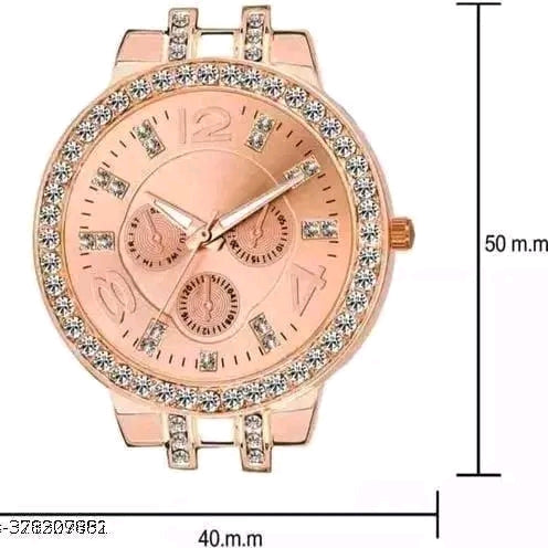 The Lumina Chronograph: Crystal-Halo Bezel & Stone-Set Link